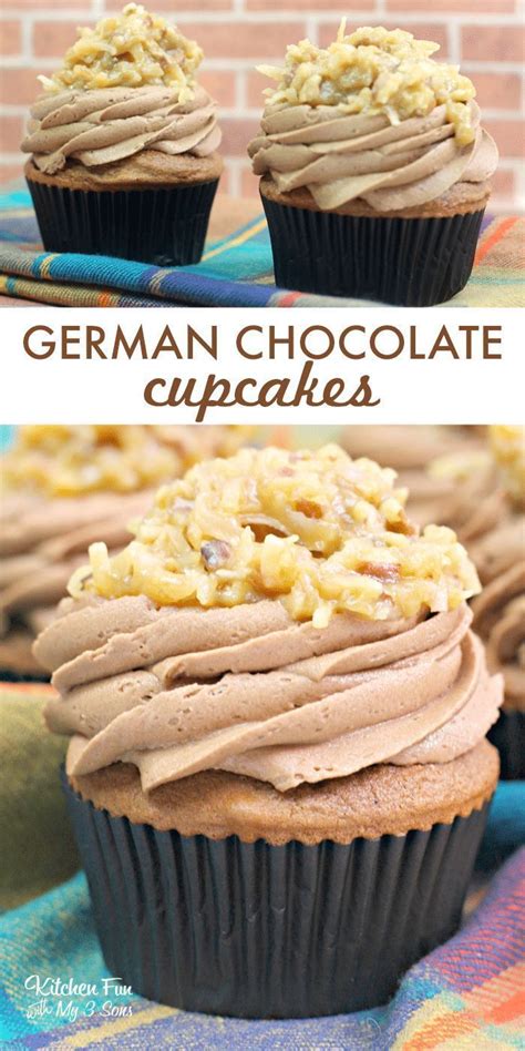 This information might be about you, your preferences or your device and is mostly used to make the site work as you expect it to. German Chocolate Cupcakes with a delicious homemade ...