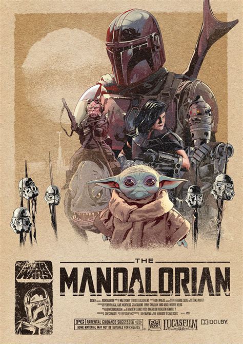 The Mandalorian Poster Unique The Mandalorian Posters Designed And