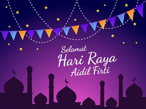 Aidilfitri greeting card with ketupat rice dumpling and oil lamp graphic. Amazing Hari Raya - Download Free Vectors, Clipart ...