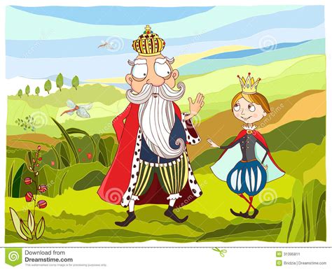 King And Prince Stock Vector Illustration Of Children 31395811