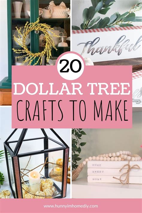 20 Easy Dollar Tree Crafts You Can Make At Home Today