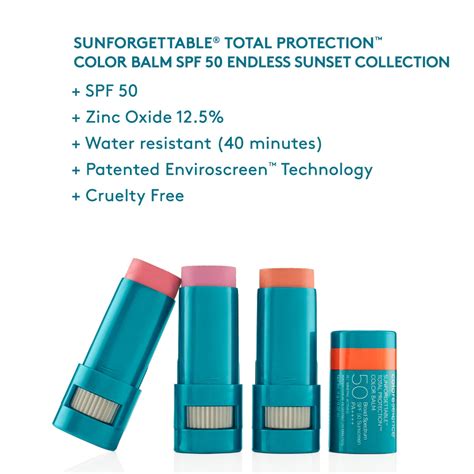 Sunforgettable® Total Protection™ Color Balm Spf 50 Endless Sunset Col Inwell No