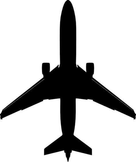 Airplane Boeing 737 Max Silhouette Airplane Silhouette Png Download