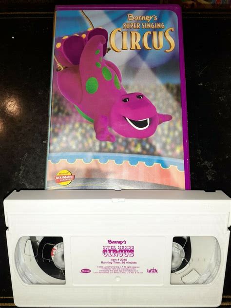 Barney S Vhs Tapes Super Singing Circus In Outer Space Adventure Bus Sexiz Pix