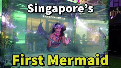 Syrena Singapores First Mermaid Performance At Ion Orchard Youtube