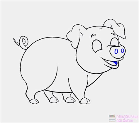 Dibujos De Cerdos Faciles Para Colorear Dibujos Para Colorear