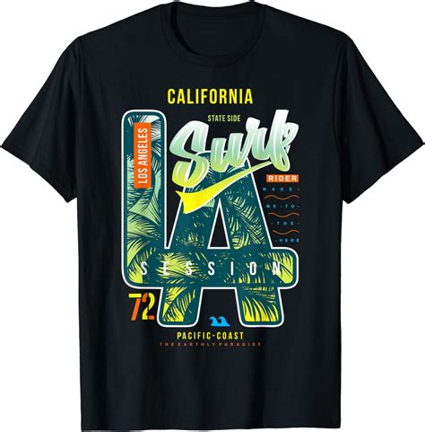 Los Angeles California Graphic Design Tee Shirt Los Angeles T Shirt