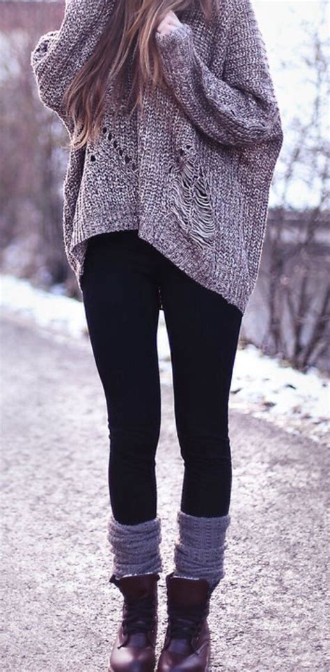Cute Legging Outfits For Winter Dresses Images 2022