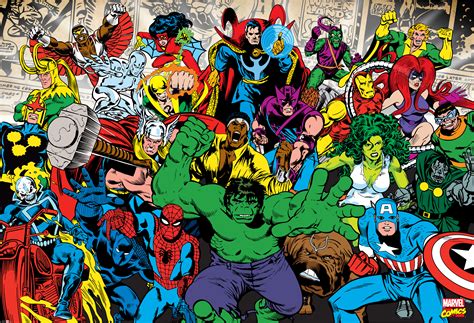Marvel Characters Wallpaper Marvel Characters In One 4724x3221