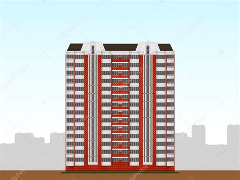 Apartment Building Stock Vector Image By ©pioner2002 24602383