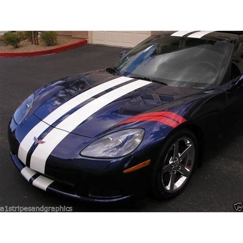 Corvette 8 Rally Stripe Stripes Decals Fit All Yr And Models Lt1 Lt4 Ls1