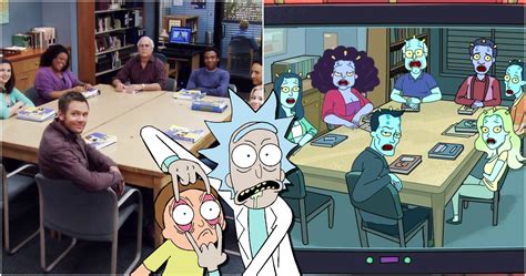 11 Times You Didnt Know Rick And Morty Crossed Over With Community