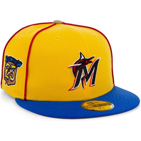 New Era Miami Marlins Fitted Hats Florida Marlins 59fifty Fitted Caps