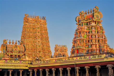 The presiding deity of the temple is goddess meenakshi (goddess parvati) and her consort lord sundareshwara (lord shiva). Temples in Madurai: The Perfect Fusion of Art and Divinity ...