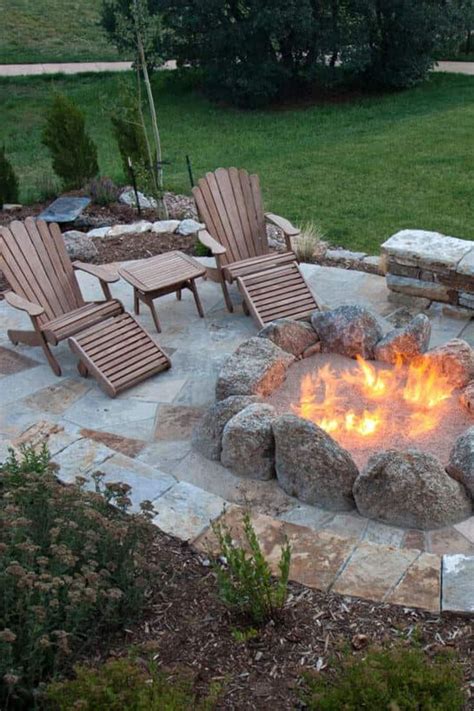 44 Outdoor Fire Pit Seating Ideas Photos Outdoor Fire Pit Seating