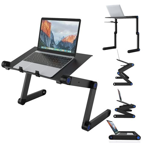 2pack Slypnos Adjustable Laptop Stand Folding Portable Standing Desk