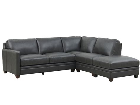 Amax Leather Sectional Como Sectional