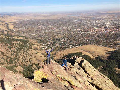 Rock Climb The Flatirons With A Guide Yes Those Flatirons