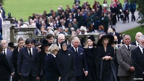 Chatsworth Funeral For Dowager Duchess Of Devonshire Bbc News