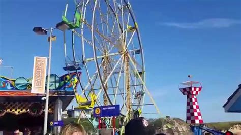 Ferris Wheel At The Santa Cruz Beach Boardwalk Youtube