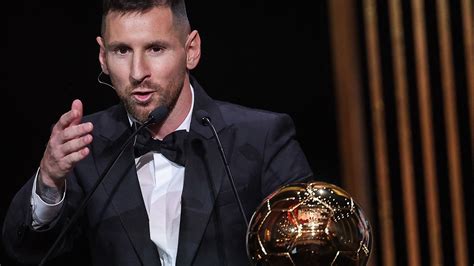Messi Wins Record Eighth Ballon Dor ‘i Hope I Can Keep Playing For A