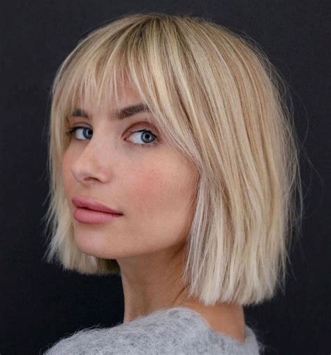 Short Bob With Bangs 2020 Andriusndalo