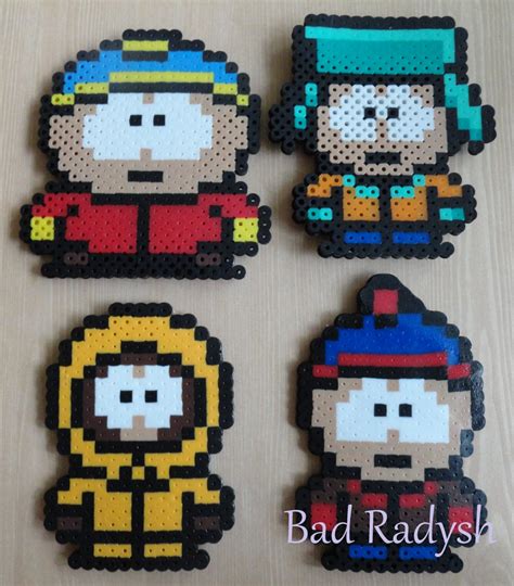 South Park Collection Perler Bead Pixel Art Kyle By Badradysh