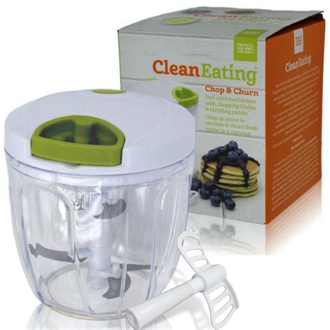 Clean Eating Pull Cord Manual Vegetable Food Chopper Processor Slicer