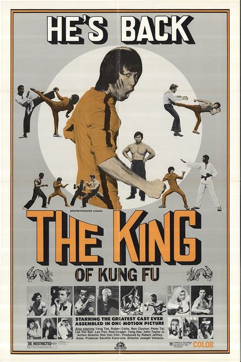 The King Of Kung Fu 1978 Authentic 27 X 41 Original Movie Poster Fine