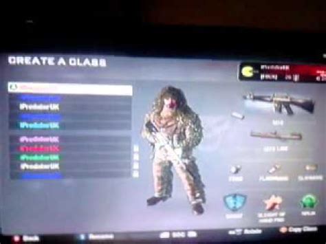 Cod Black Ops Custom Classes And Clan Tag Youtube