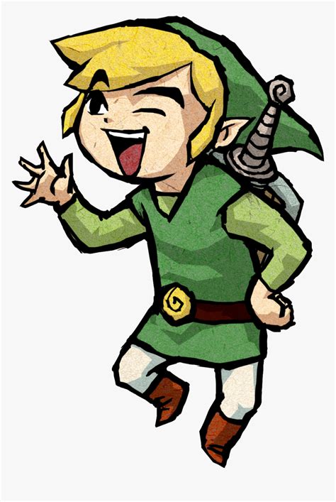 Toon Link Zelda Wind Waker Link Hd Png Download Kindpng