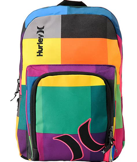 Hurley Sync Colorful Laptop Backpack