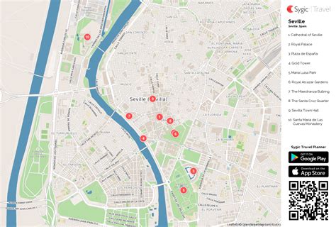 Map Of Tourist Sites In Seville Travel News Best Tourist Places In