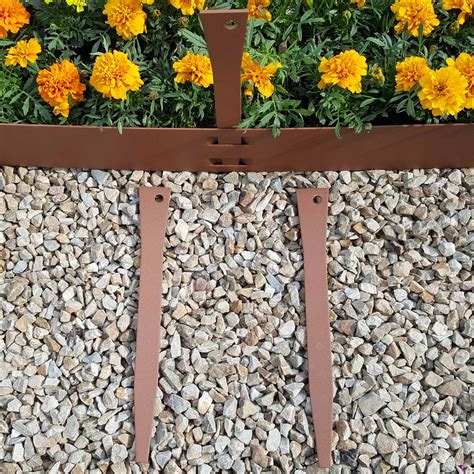 Lawn edging bricks can give you a nice rustic look which could go well with a brick patio for example. Metal Lawn Edging Steel LD Corten 2.3m x 100mm x 1.75mm ...