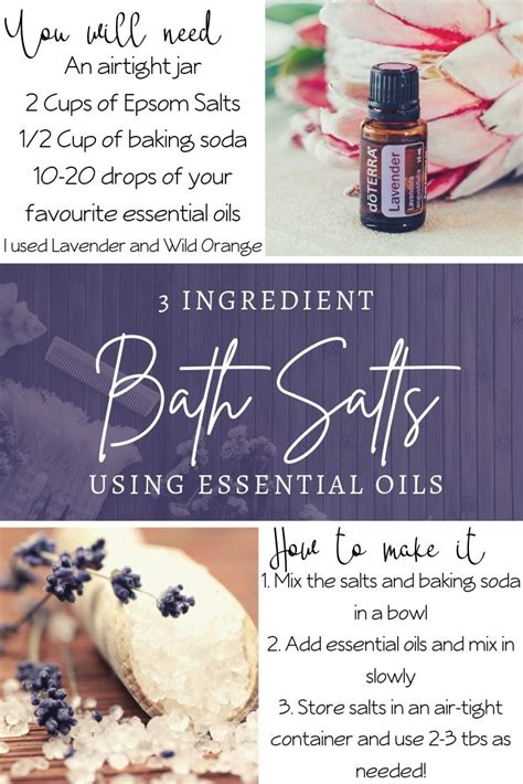 Diy Bath Salts With Essential Oils Mindful Galaxy Diy Bath Salts