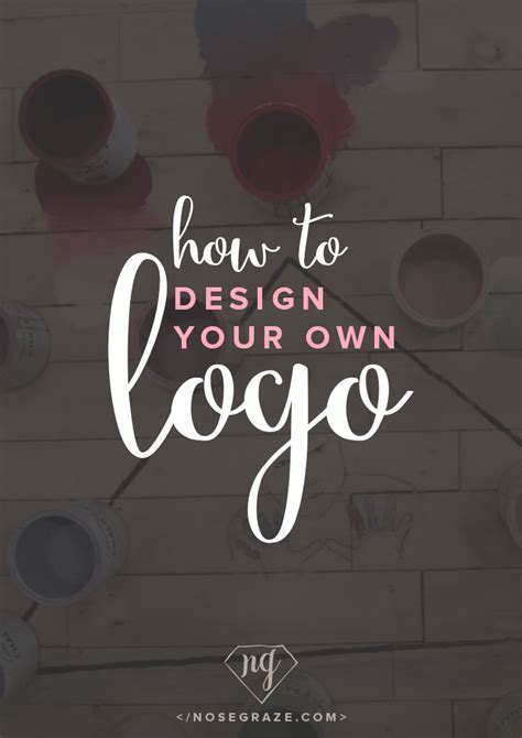 How To Design Your Own Logo Nose Graze