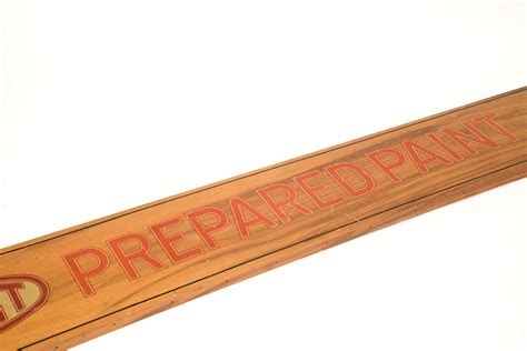 Dupont Prepared Paint Wood Sign Ebth