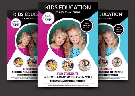 School Education Flyer Flyer Templates ~ Creative Market