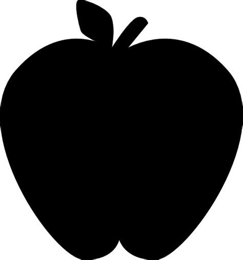 Black Apple 2 Clip Art At Vector Clip Art