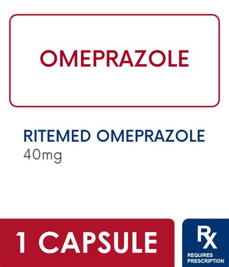 Omeprazole 40mg Dr Capsule Ritemed Rose Pharmacy Medicine Delivery