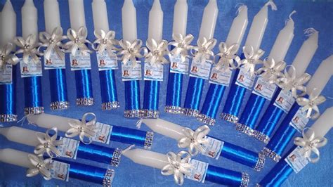 How To Make Candle Souvenir For Christening Eventeasy And Quick Making