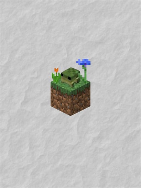 Minecraft Blue Frog