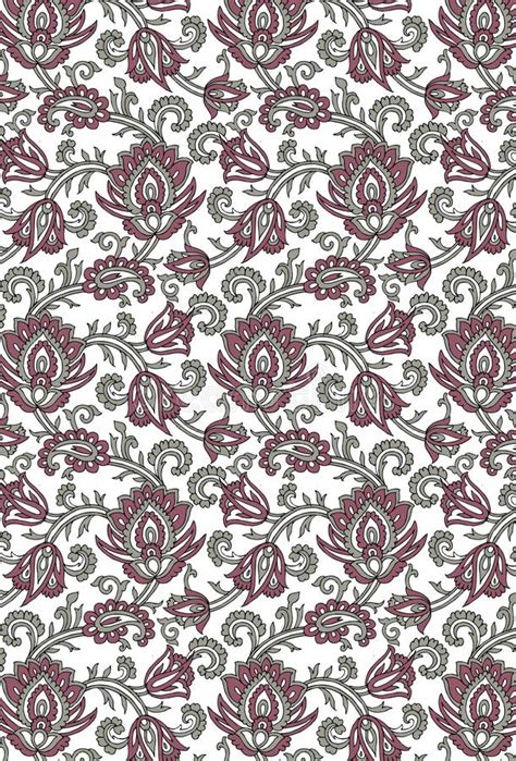 Textile Indian Ornament Pattern Art Design Seamless Paisley Beautiful