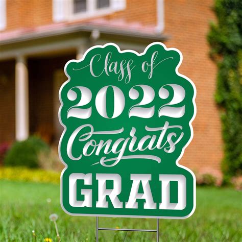 Buy 2022 Graduation Yard Sign With Stakes Included 17” X 13” Class Of