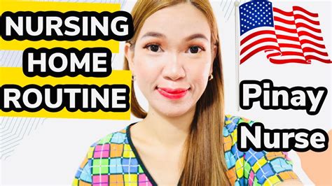 nursing home routine in usa filipino nurse common encounters pinoy nurse usa tagalog
