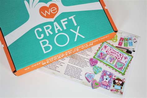 We Craft Box Review March 2020 Subscription Boxes For Kids Craft Box