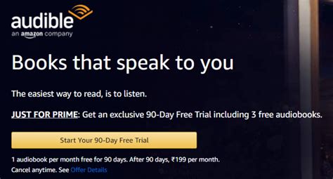 Amazon Audible Free For 90 Days For Prime Users Non Prime Users