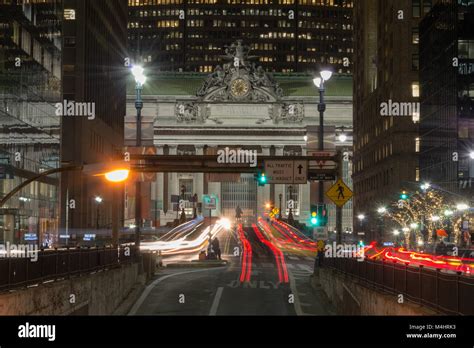 Grand Central Terminal Facade From Park Avenue Stock Photo Alamy