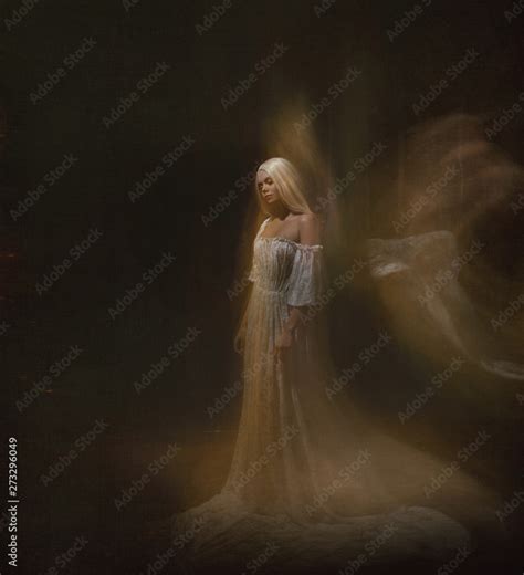 Fantasy Woman Slave Servant Darkness Queen Albino Fairy Blonde Girl