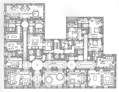 Model House Plan Dream House Plans House Floor Plans Hotel Floor